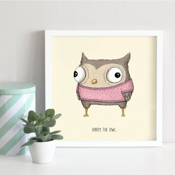 poster owl nursery 2