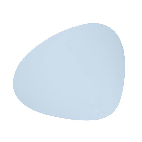 lind-dna-light blue-place mat-sky-blue curve