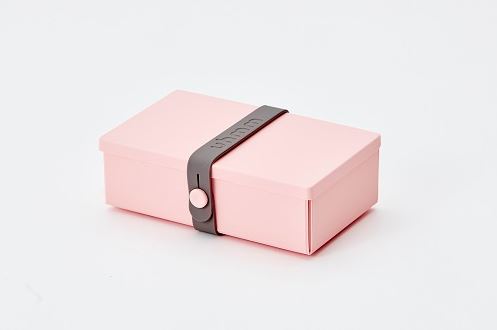 Uhmm Box roze grijs lunch box