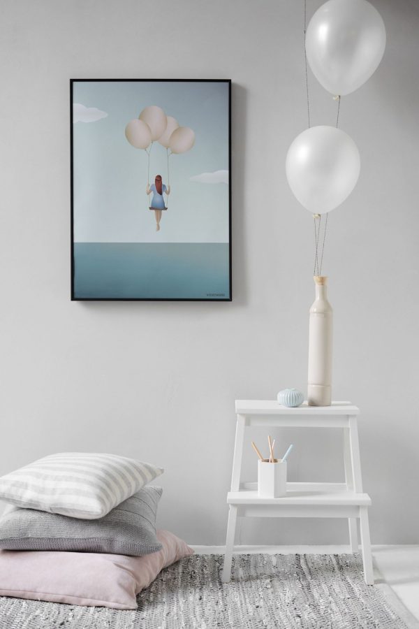 Vissevasse Poster Balloon Dream 50x70cm