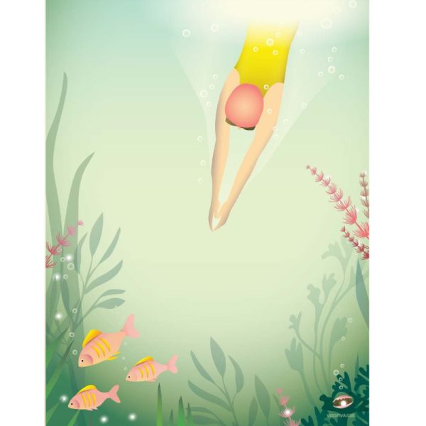 Vissevasse Poster Swim Like A Fish