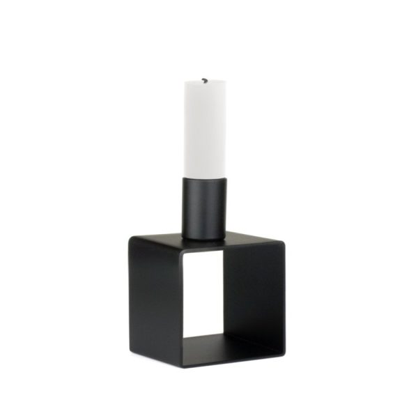 Novoform - Candlestick black for 1 candle